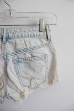 Pacsun High Rise Festival Light Wash Jean Shorts | 22