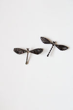 Sterling Silver Dragonfly Stud Earrings