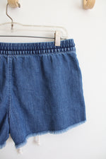 Aerie Drawstring Denim Shorts | S