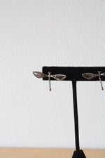 Sterling Silver Dragonfly Stud Earrings