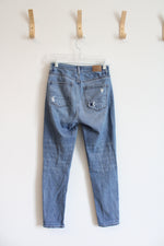 American Eagle Distressed Mom Jeans | 0