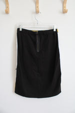Vanessa Virginia Anthropologie Sonja Black White & Yellow Skirt | 8