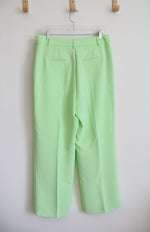 NEW Gianna Bini Wide Leg Green Crepe Trouser Pants | 12