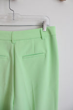 NEW Gianna Bini Wide Leg Green Crepe Trouser Pants | 12
