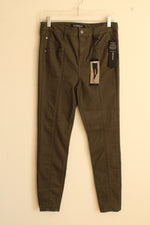 NEW Liverpool Army Green Coated Skinny Jeans | 8