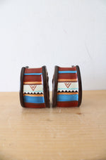Vintage Ceramic Southwestern Horseshoe Salt & Pepper Shaker Set