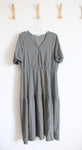 Tea N Rose Sage Green Tiered Maxi Dress | XL