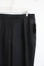 Liz Claiborne Black Wool Trouser Pants | 16P