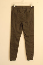 NEW Liverpool Army Green Coated Skinny Jeans | 8