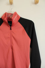 Under Armour ColdGear Coral Black 1/4 Zip Pullover | M