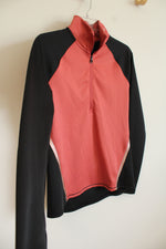 Under Armour ColdGear Coral Black 1/4 Zip Pullover | M