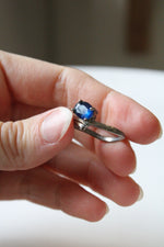 Sterling Silver Sapphire Ring | Size 8
