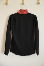 Under Armour ColdGear Coral Black 1/4 Zip Pullover | M