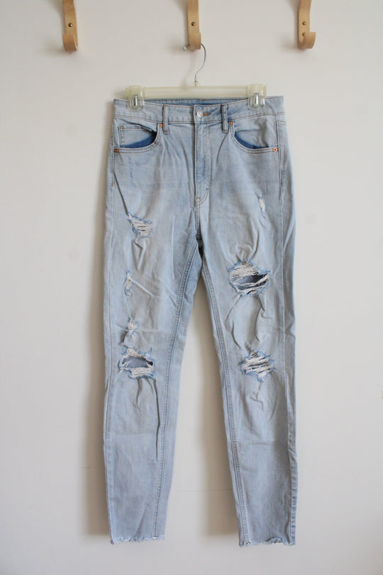 Wild Fable Light Wash Distressed Jeans | 8