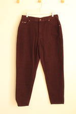 NEW Rider by Lee Dark Maroon Cotton Relaxed Fit Straight Jeans | 16