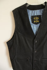 Ty & Ja Plzen Czech Republic Brushed Suede Leather Vest | L