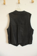 Ty & Ja Plzen Czech Republic Brushed Suede Leather Vest | L