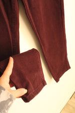 NEW Rider by Lee Dark Maroon Cotton Relaxed Fit Straight Jeans | 16