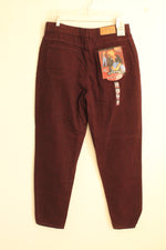 NEW Rider by Lee Dark Maroon Cotton Relaxed Fit Straight Jeans | 16
