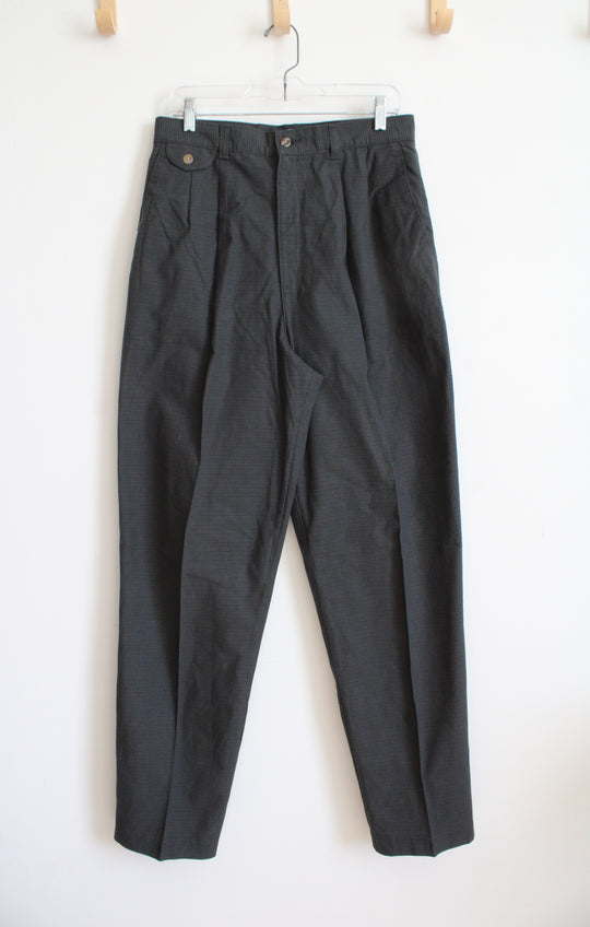 Vintage Lee Green Blue & Pink Plaid Pants | 14 Long