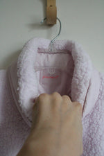 NEW Free People Movement Oversized Rose Wash Sherpa Vest | S