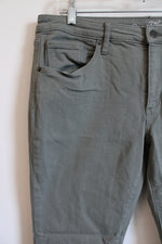 Universal Thread Mid Rise Skinny Olive Green Jeans | 14