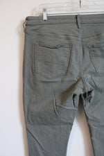 Universal Thread Mid Rise Skinny Olive Green Jeans | 14