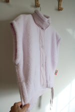 NEW Free People Movement Oversized Rose Wash Sherpa Vest | S