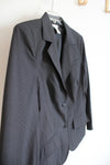 Worthington Stretch Black Pinstripe Blazer | 18