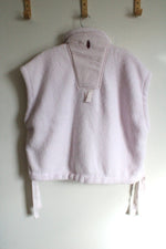 NEW Free People Movement Oversized Rose Wash Sherpa Vest | S