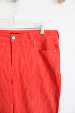 NYDJ Orange Patterned Pants | 14