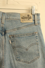 Levi's Silver Tab Light Wash Distressed Mom Jean | 10