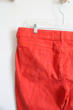 NYDJ Orange Patterned Pants | 14