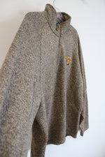Devon & Jones Milton Hershey Brown 1/4 Zip Sweatshirt | XL