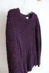 Calvin Klein Jeans Plum Textured Sweater | L