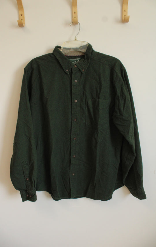 Woolrich Green Flannel Shirt | XL