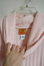 Ruby Rd. Pink Tib Cowl Neck Loose Sweater | XL Petite