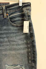 NEW Maurices High-rise Boyfriend Distressed Skinny Jeans | 12 S