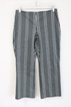 The Limited Blue Black Striped Y2K Ankle Pant | 4