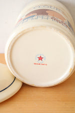 Treasure Craft Vintage The Cook's Nook Flour Cannister
