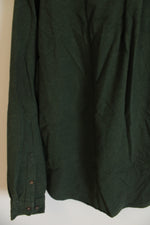 Woolrich Green Flannel Shirt | XL