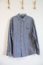 U.S. Polo Assn. Blue & White Dotted Button Down Shirt | XL