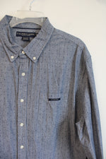 U.S. Polo Assn. Blue & White Dotted Button Down Shirt | XL
