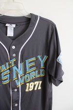 Walt Disney World Gray 1971 Baseball Jersey | S