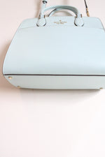 Kate Spade Madison Saffiano Leather Medium TopZip Blue Glow Satchel Bag