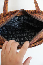 Harvey's Vintage Texas Rose Woven Bag