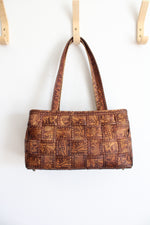 Harvey's Vintage Texas Rose Woven Bag