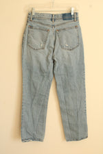 Abercrombie and Fitch Ultra High-rise Light Wash Straight Jeans | 28