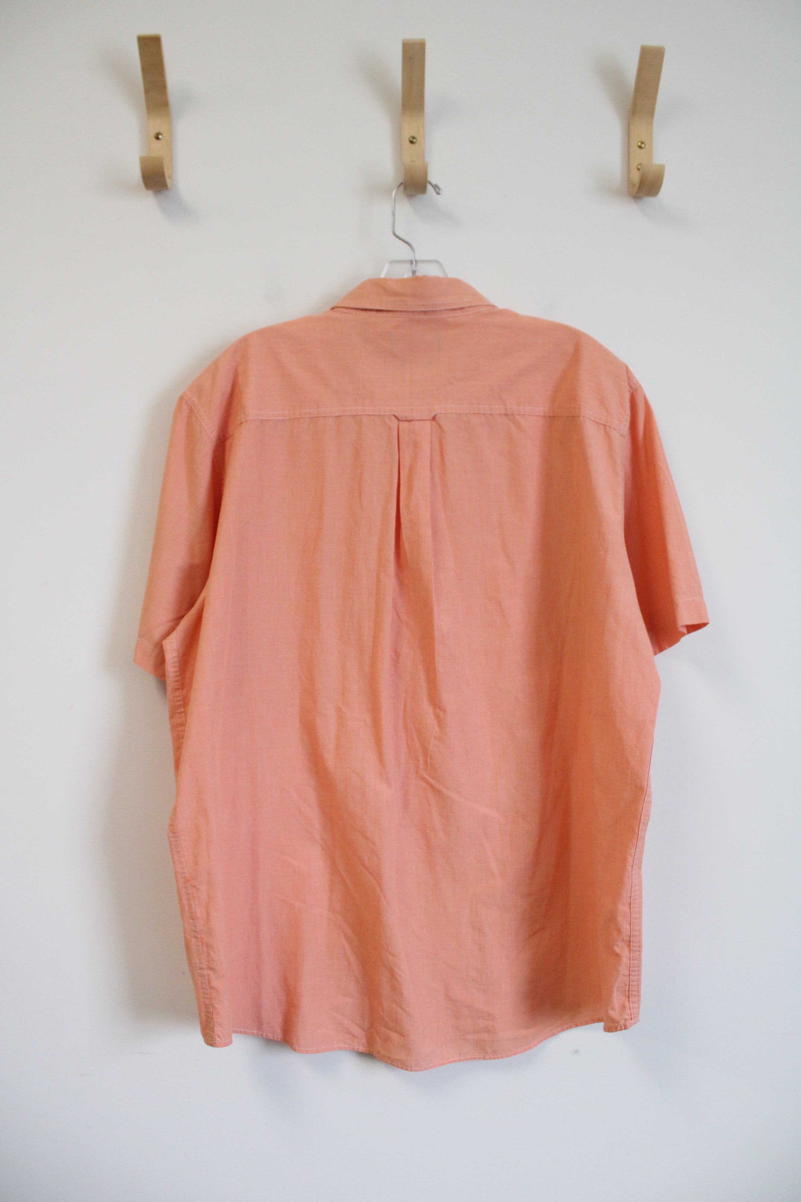 Chaps Easy Care Orange Button Down Shirt | XL