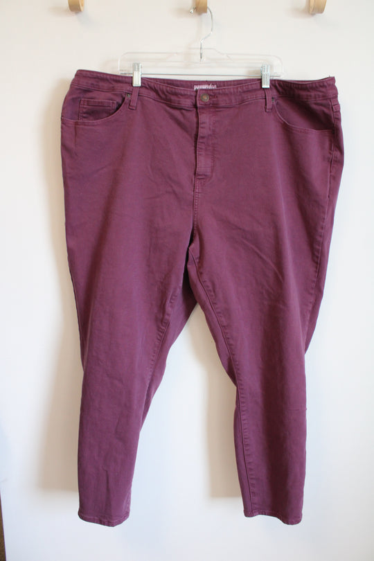 Ava & Viv Purple Pink Jeans | 26W
